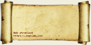 Julijana Pribanović vizit kartica